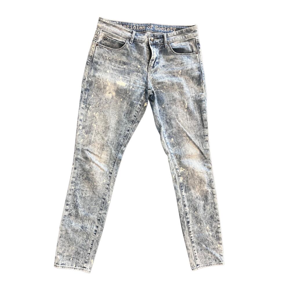 Articles of Society Women's Jeans Size 27 Blue Acid Wash